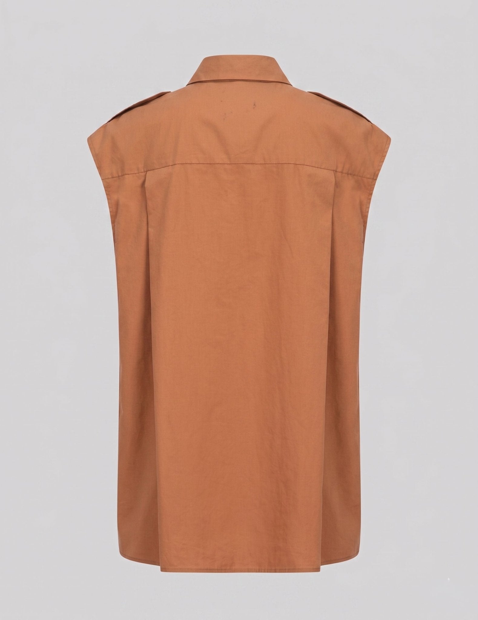 Camicia Smanicata in cotone - Caractère