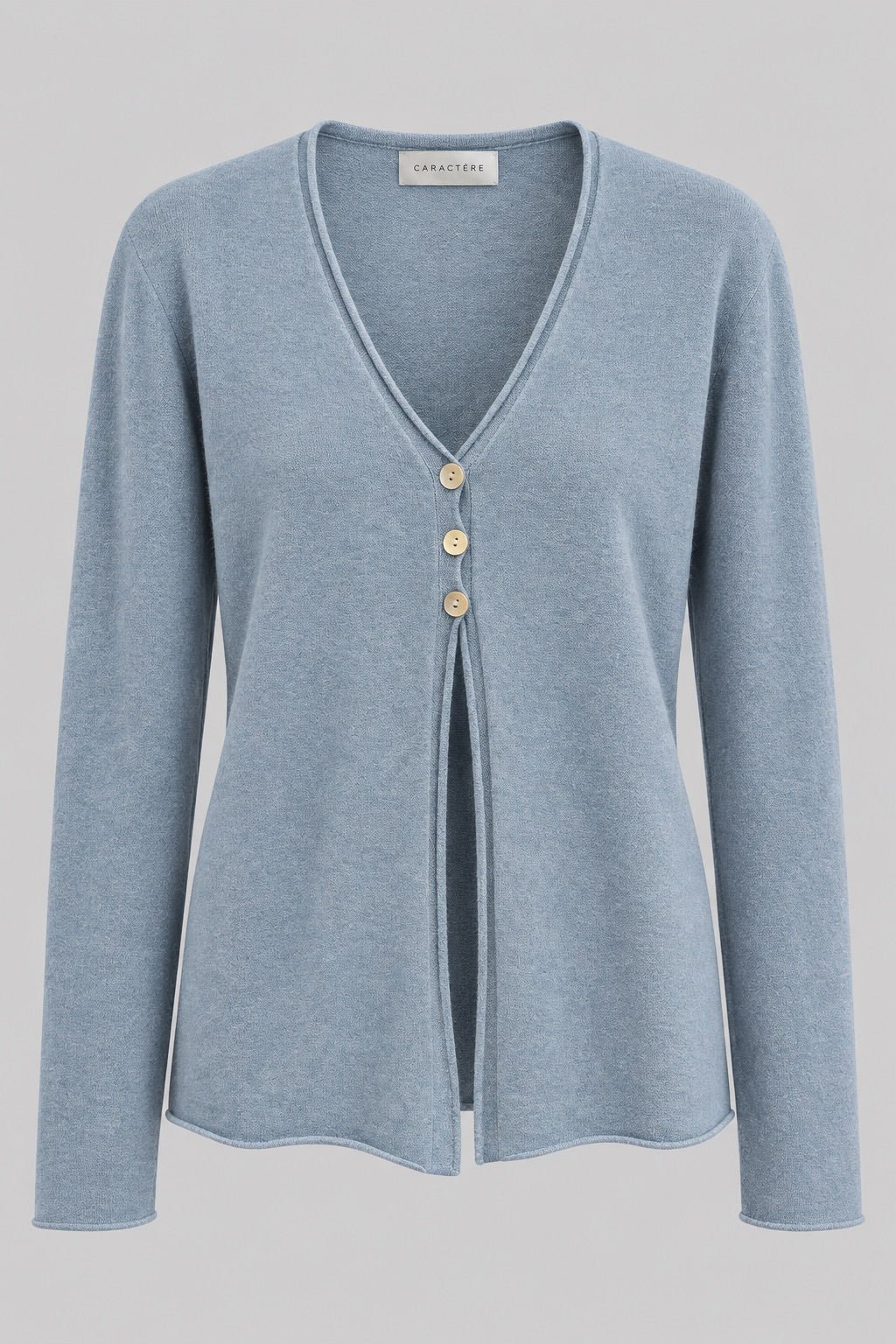 Cardigan Donna Scollo a V con Bottoni Gioiello - Caractère