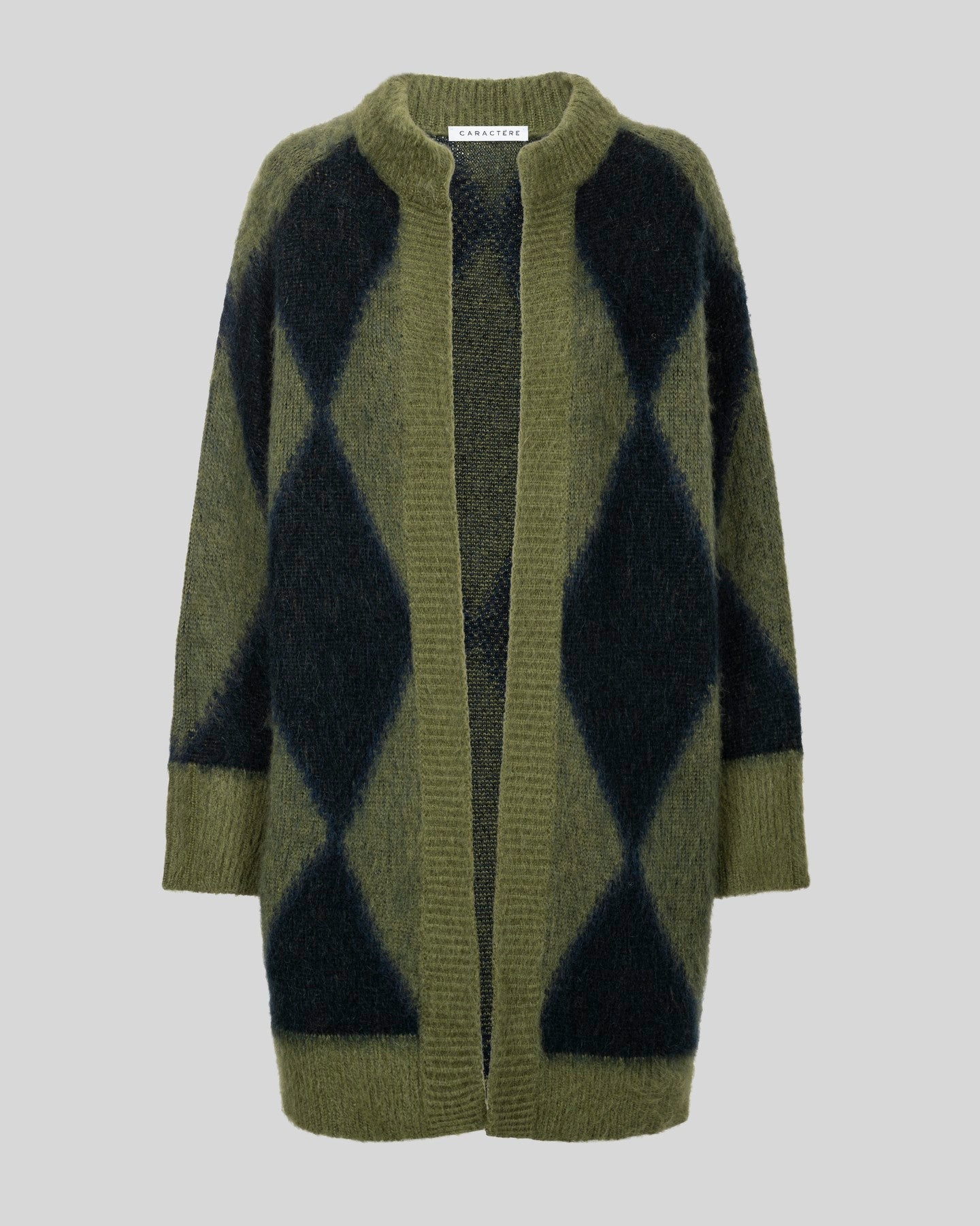 Cardigan in mohair - Caractère