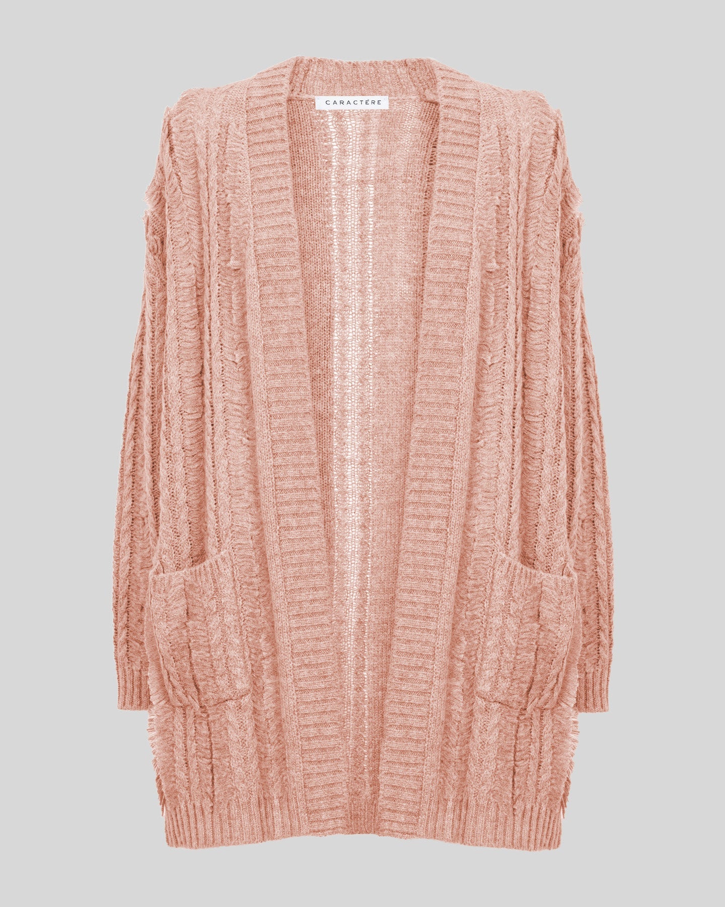 Cardigan lungo aperto - Caractère