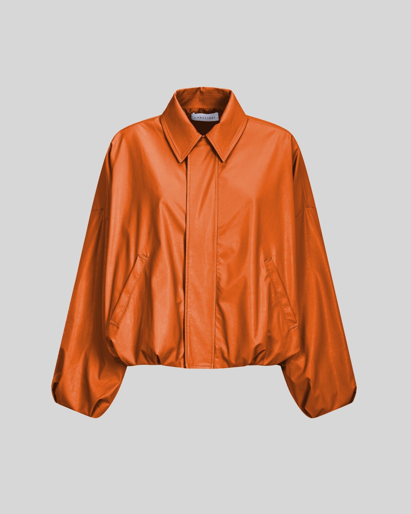 Giacca Bomber Donna in Simil Pelle Elegante - Caractère
