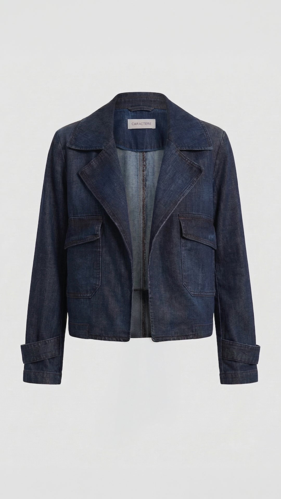Giacca Denim Donna con Tasche - Caractère