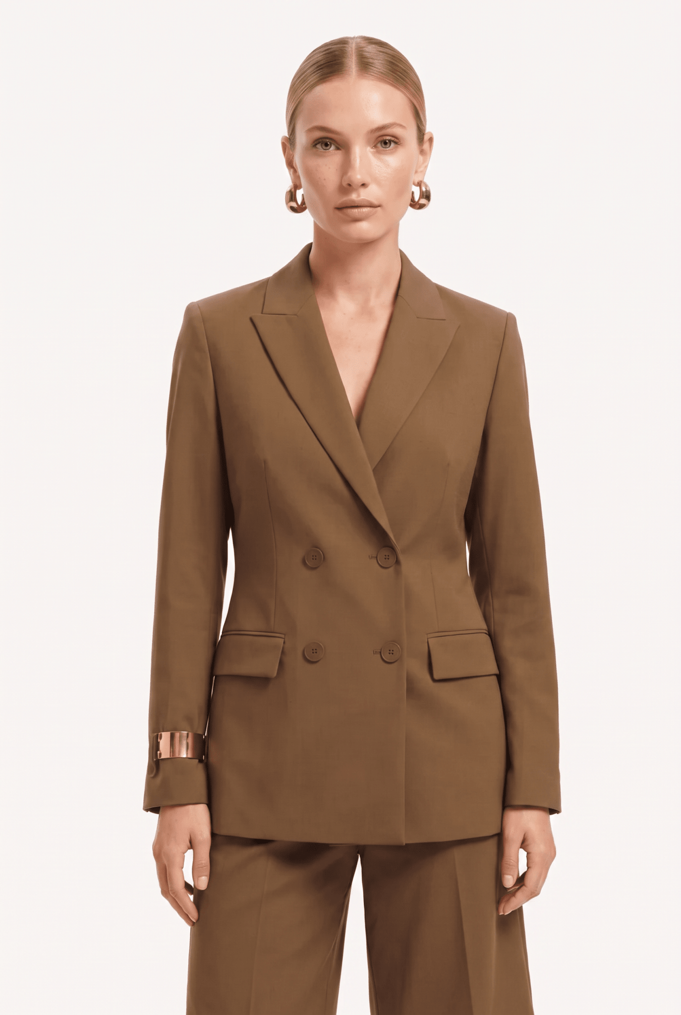 Giacca Donna Doppiopetto in Cotone Stretch – Moderna e Sofisticata - Caractère