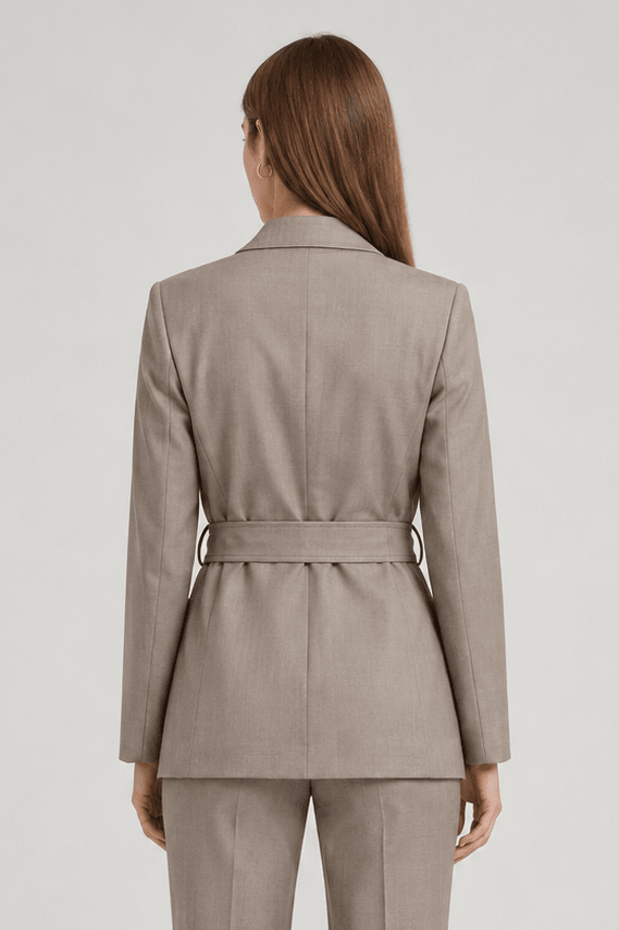 Giacca Donna in Viscosa con Cintura - Caractère