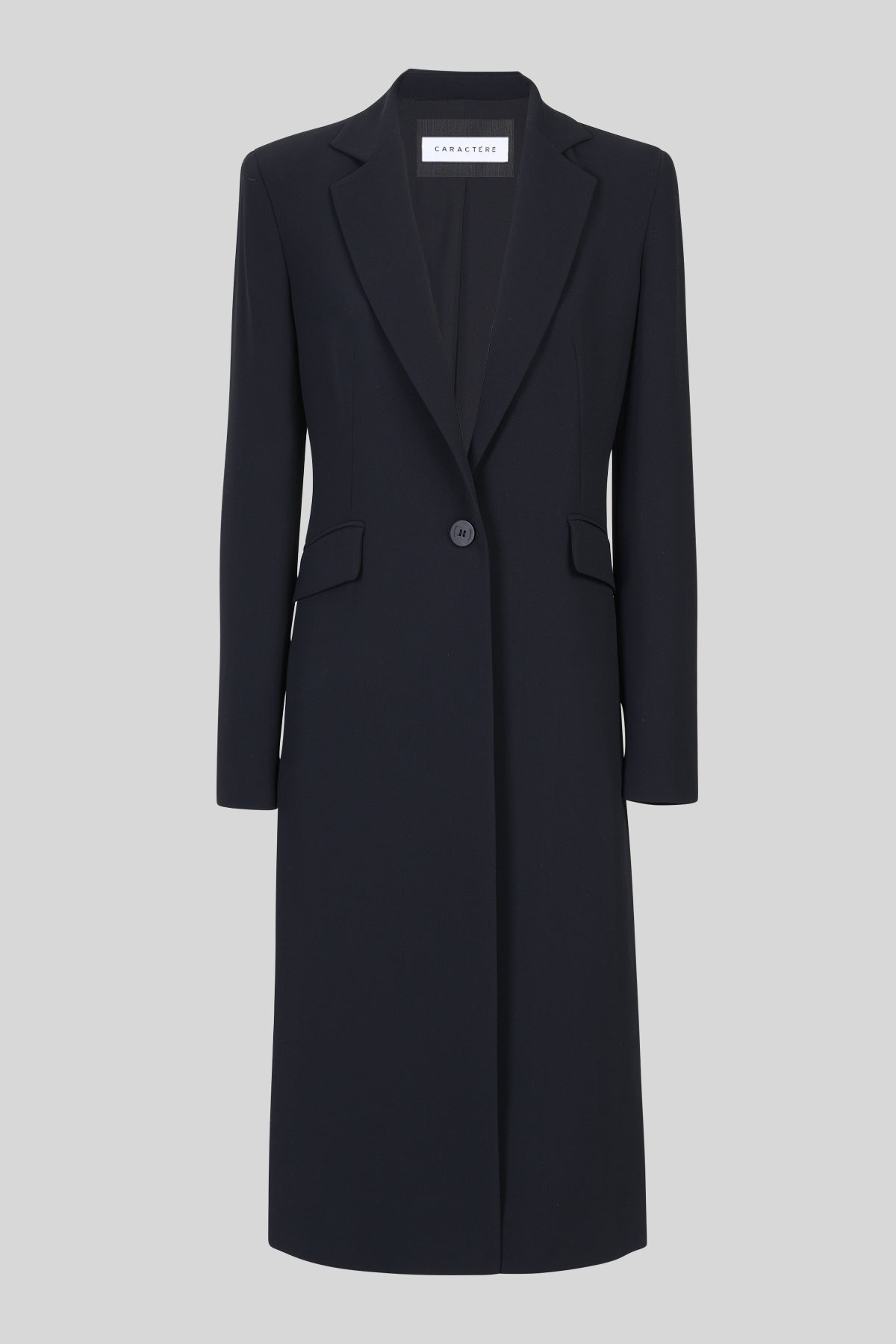 Giacca lunga in crepe - Caractère