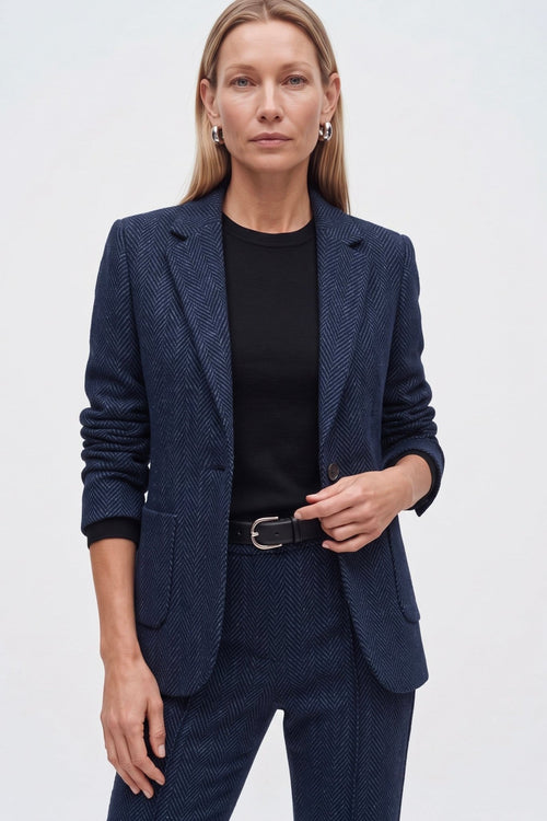 Tailleur Trumpet In Punto Milano Jacquard - Caractère