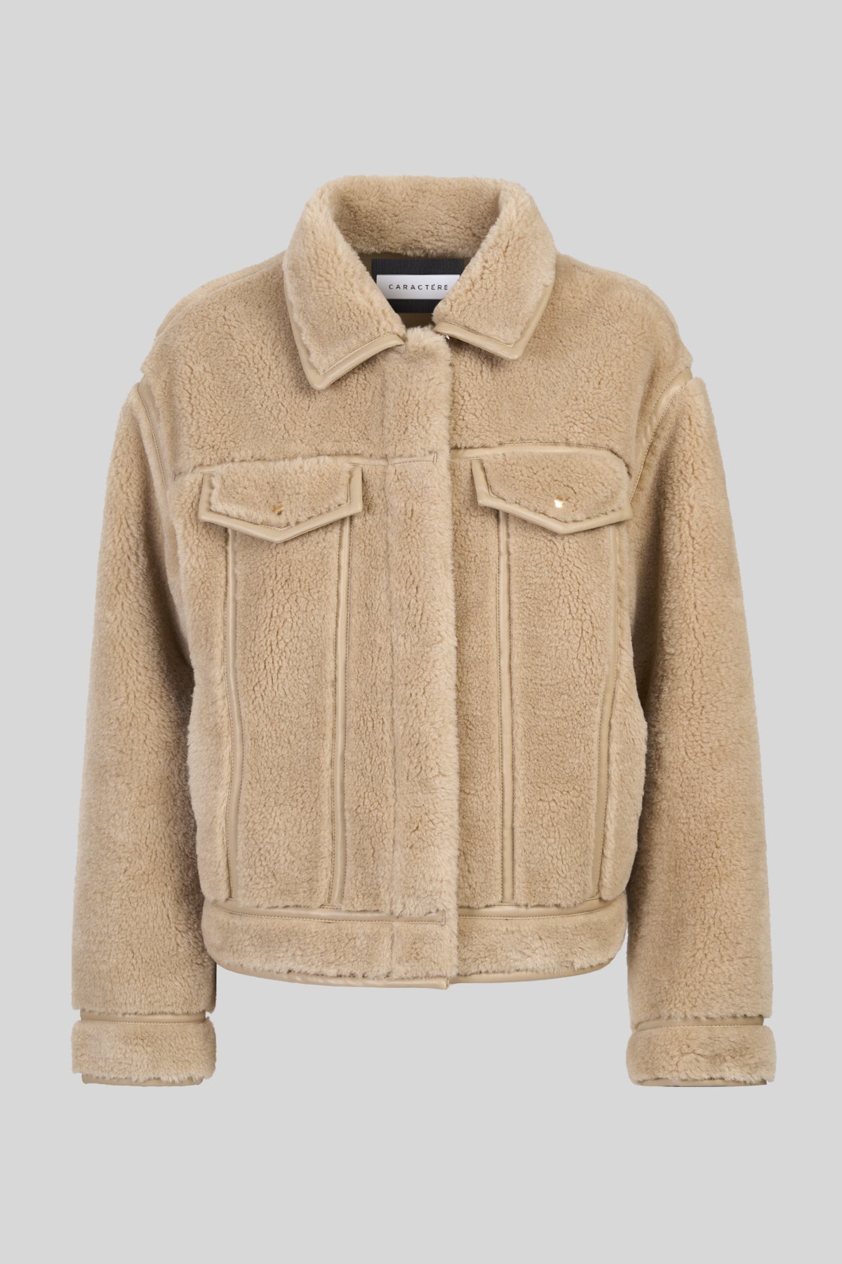 Giaccone in fake shearling - Caractère