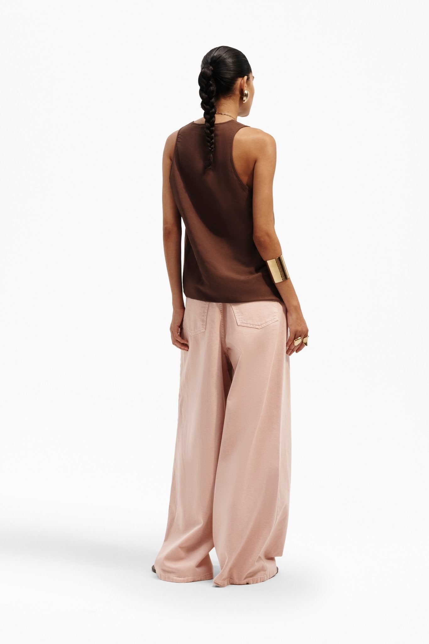 Jeans Wide Leg a Vita Alta - Caractère
