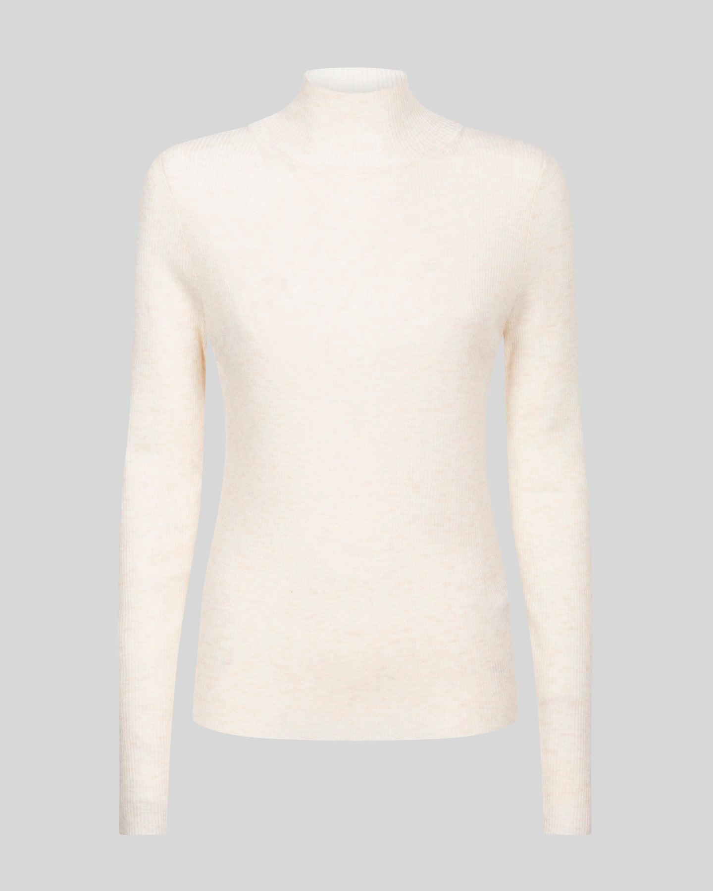 Maglia a costine con collo alto - Caractère