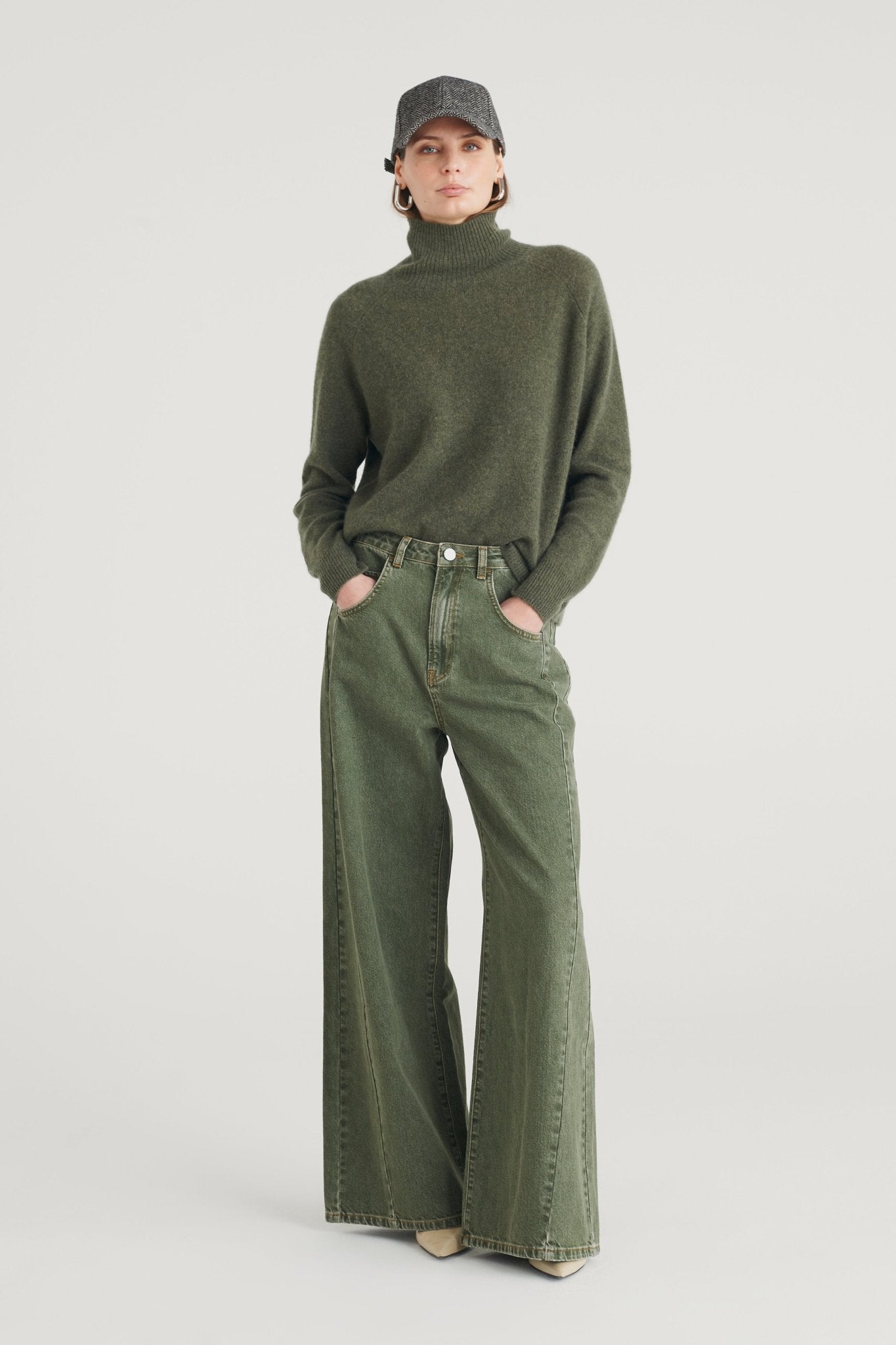 Maglia in lana a collo alto - Caractère