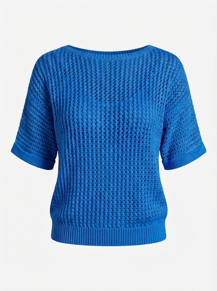 Maglia Traforata a Maniche Corte - Caractère