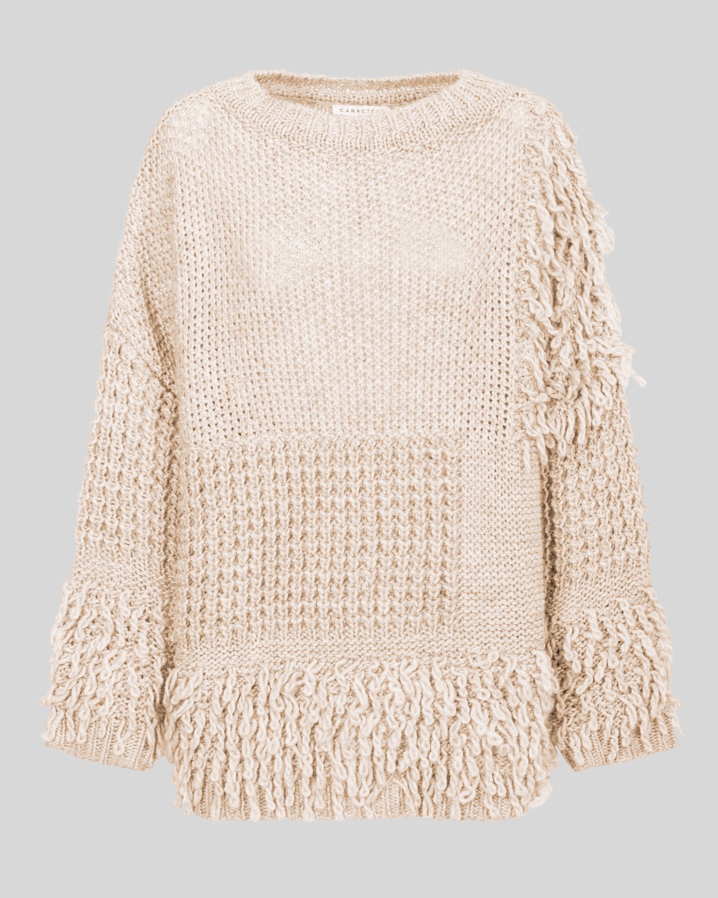 Maglione over in misto lana - Caractère