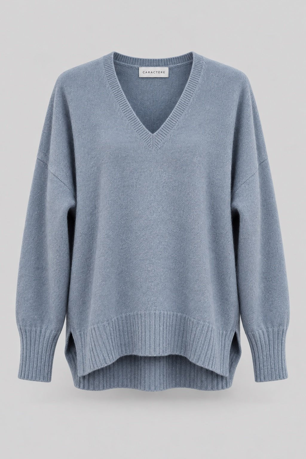 Maglione Scollo a V in Maglia Morbida - Caractère