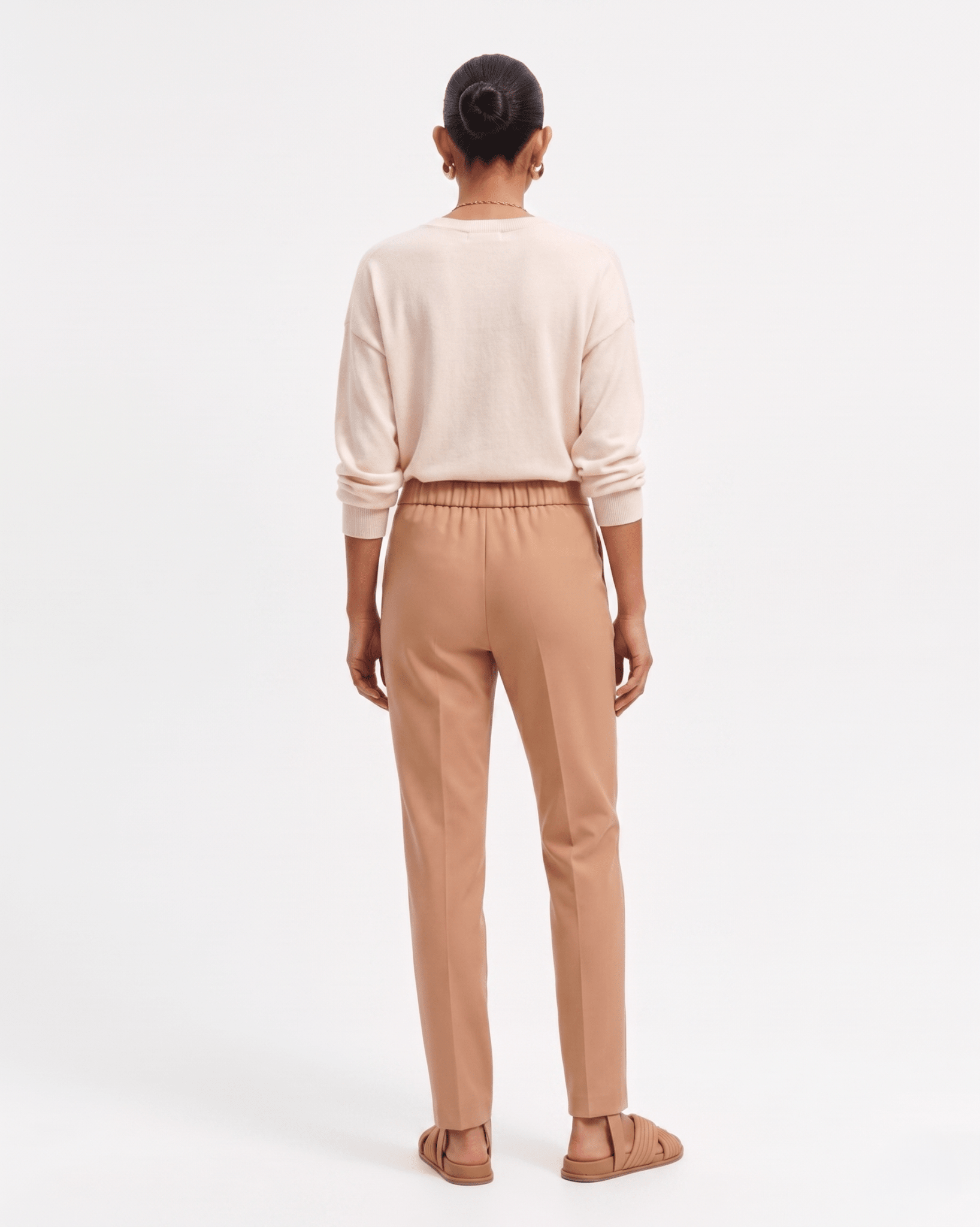 Pantalone a sigaretta con elastico sul retro - Caractère