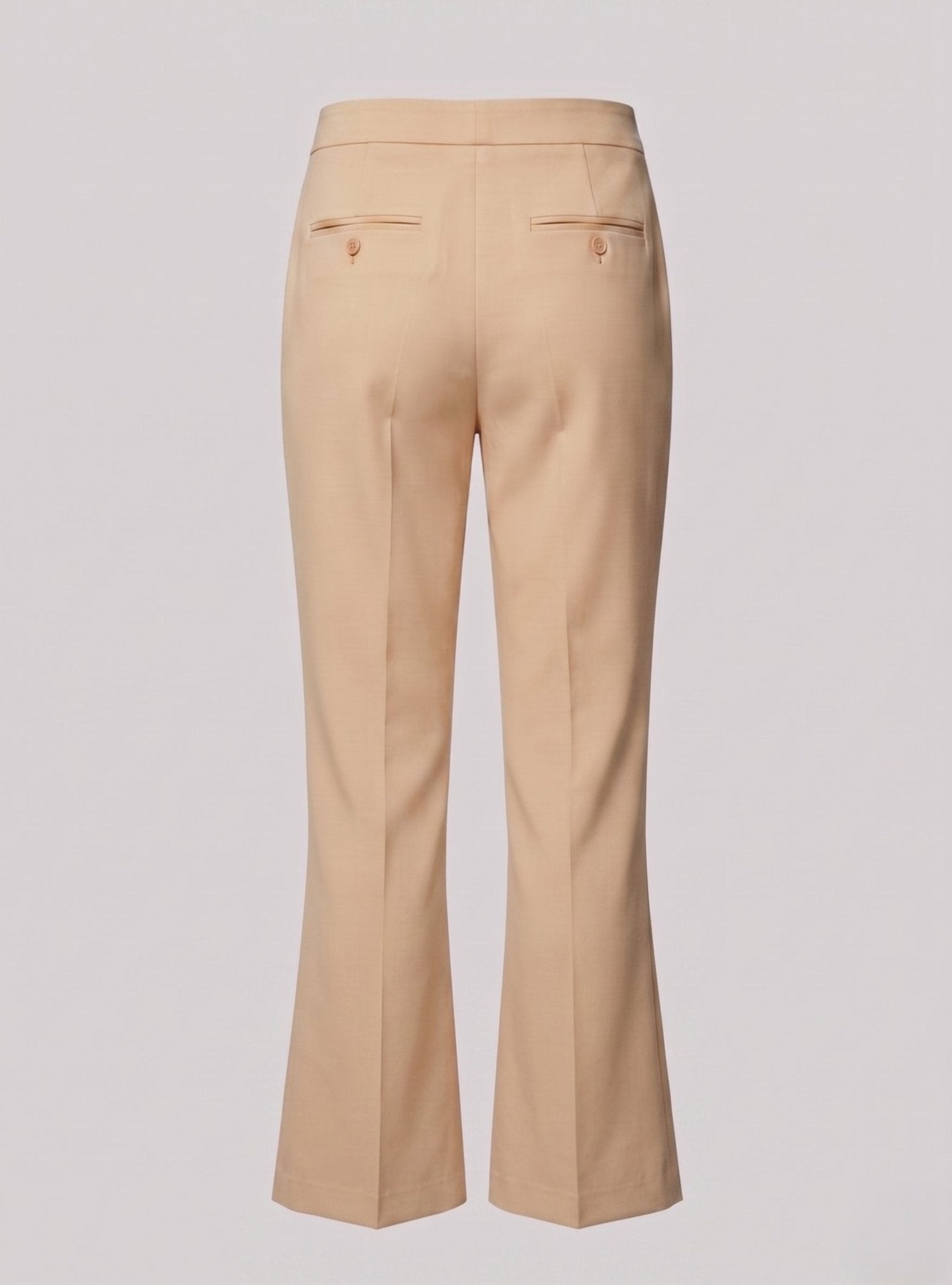Pantalone a trombetta in cotone stretch - Caractère
