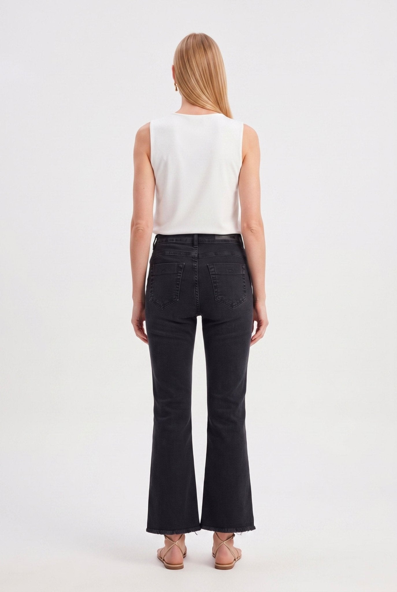 Pantalone a Trombetta in Denim - Caractère