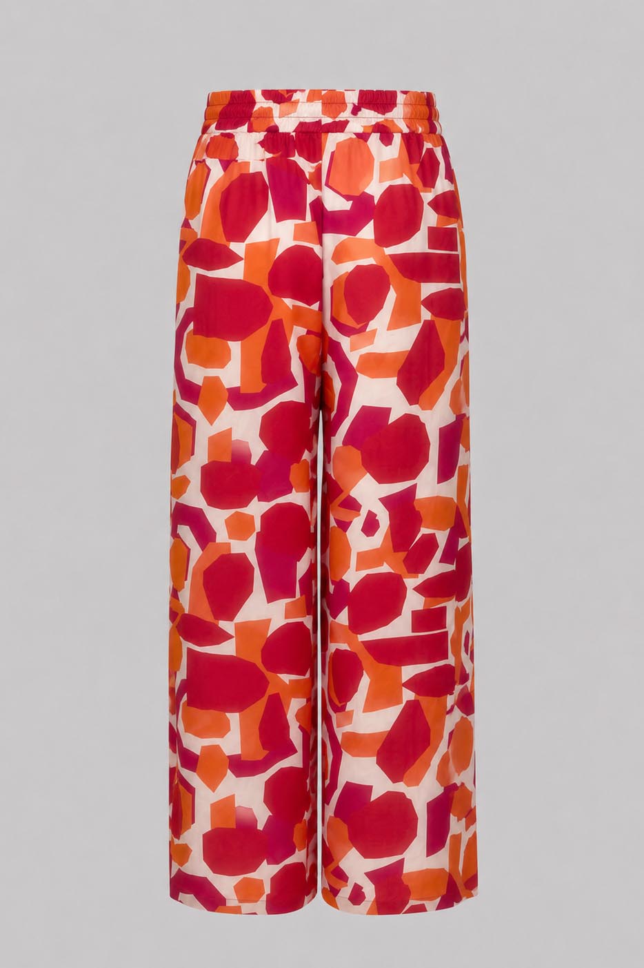 Pantalone Ampio Vita Elastica in Cotone - Caractère