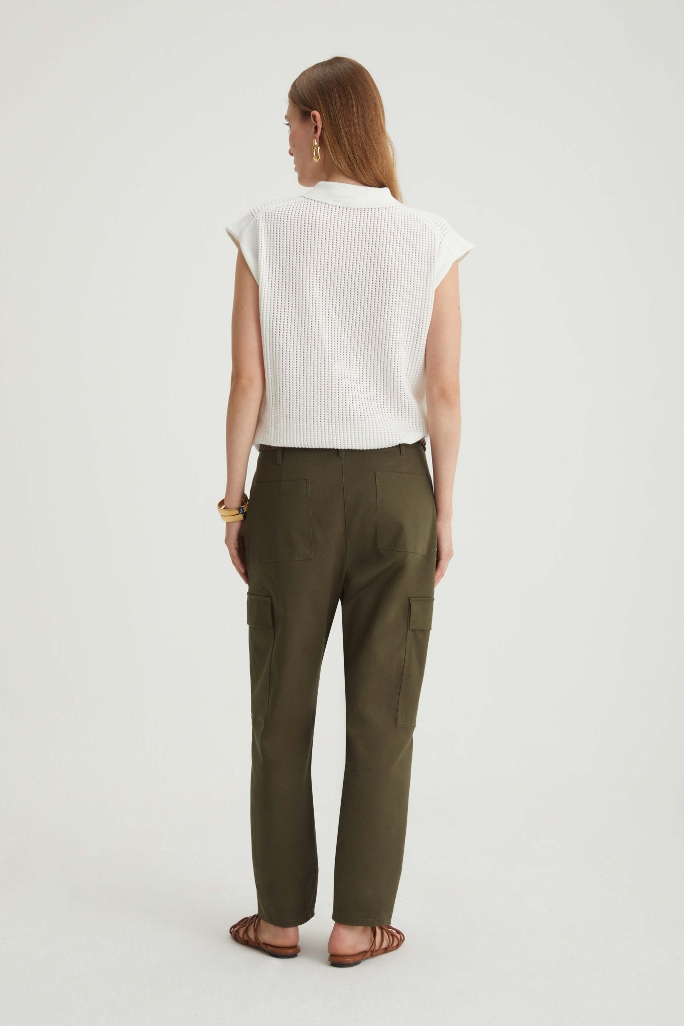 Pantalone dritto con tasche - Caractère