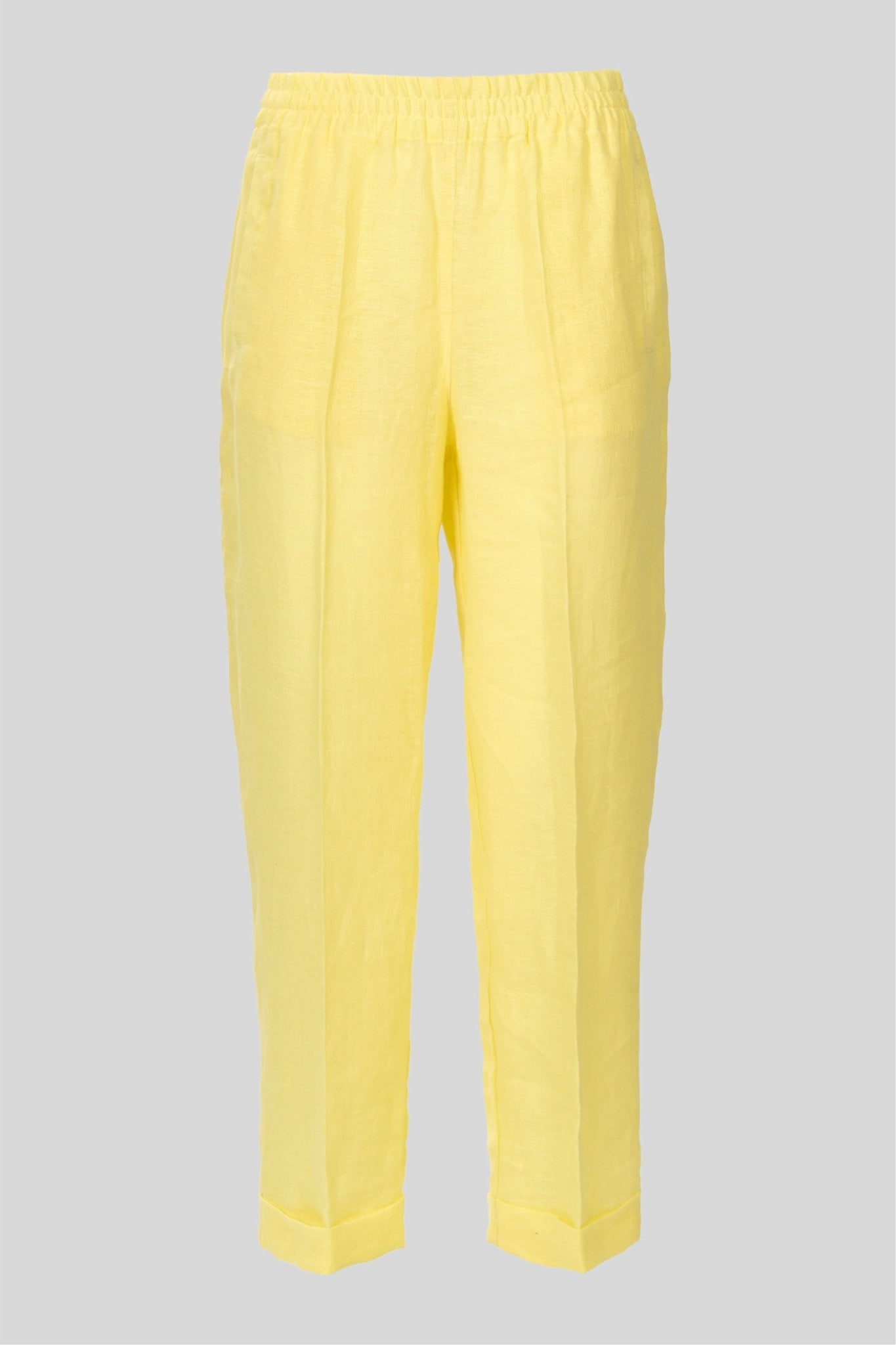 Pantalone dritto in lino - Caractère