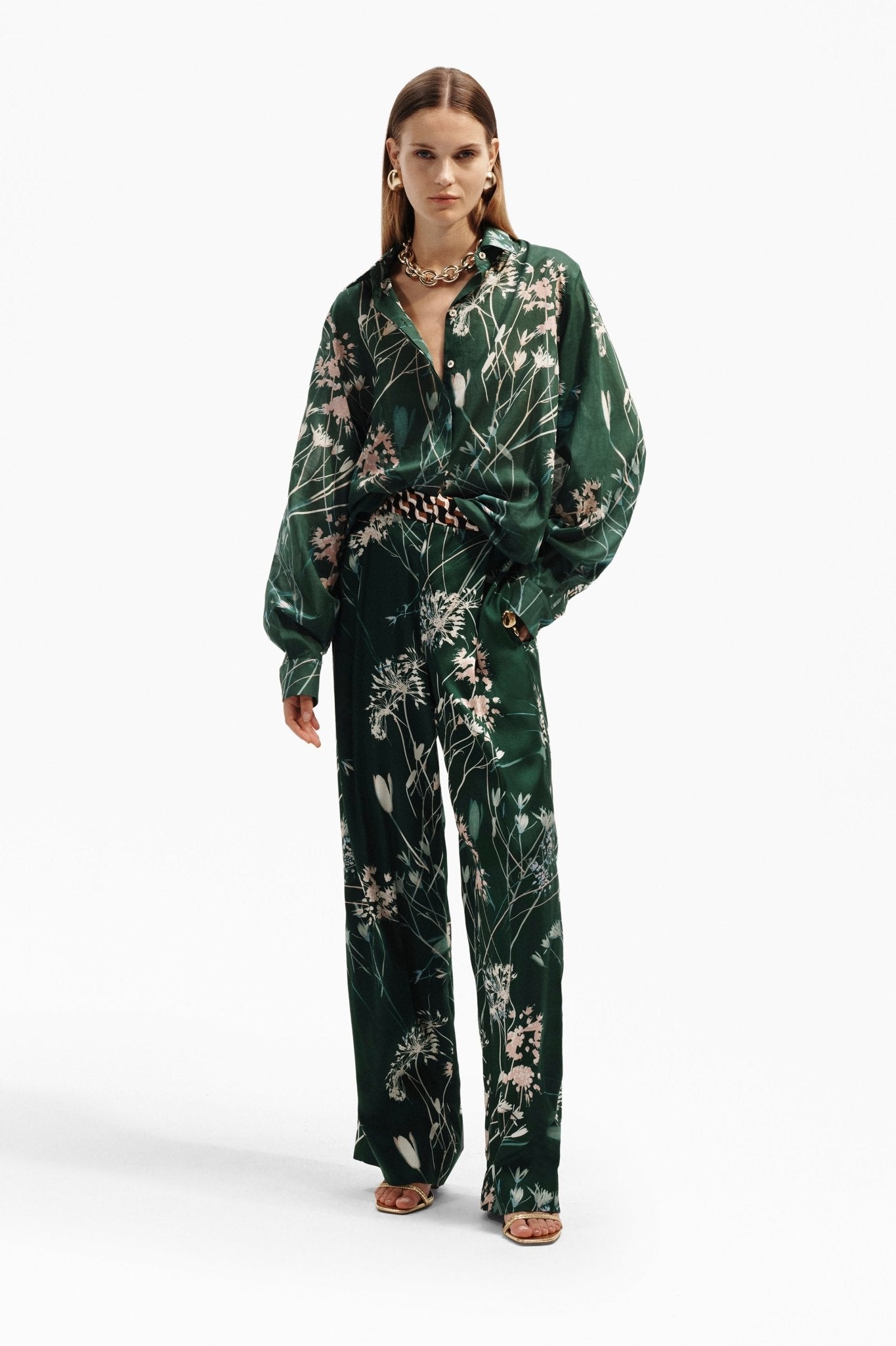 Pantalone Dritto Morbido in Viscosa - Caractère