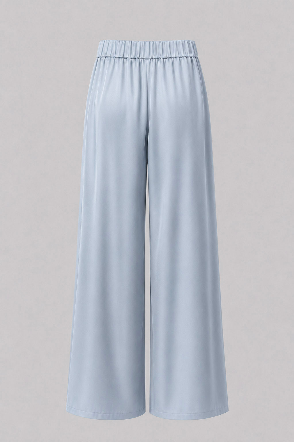 Pantalone Palazzo Donna a Vita Alta in Tessuto Stretch - Caractère