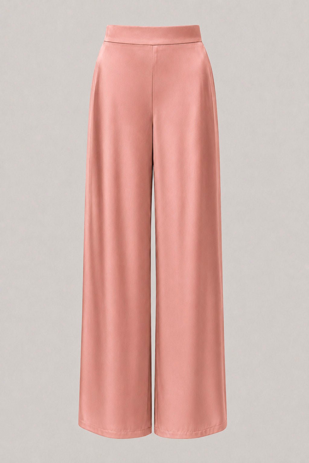Pantalone Palazzo Donna a Vita Alta in Tessuto Stretch - Caractère