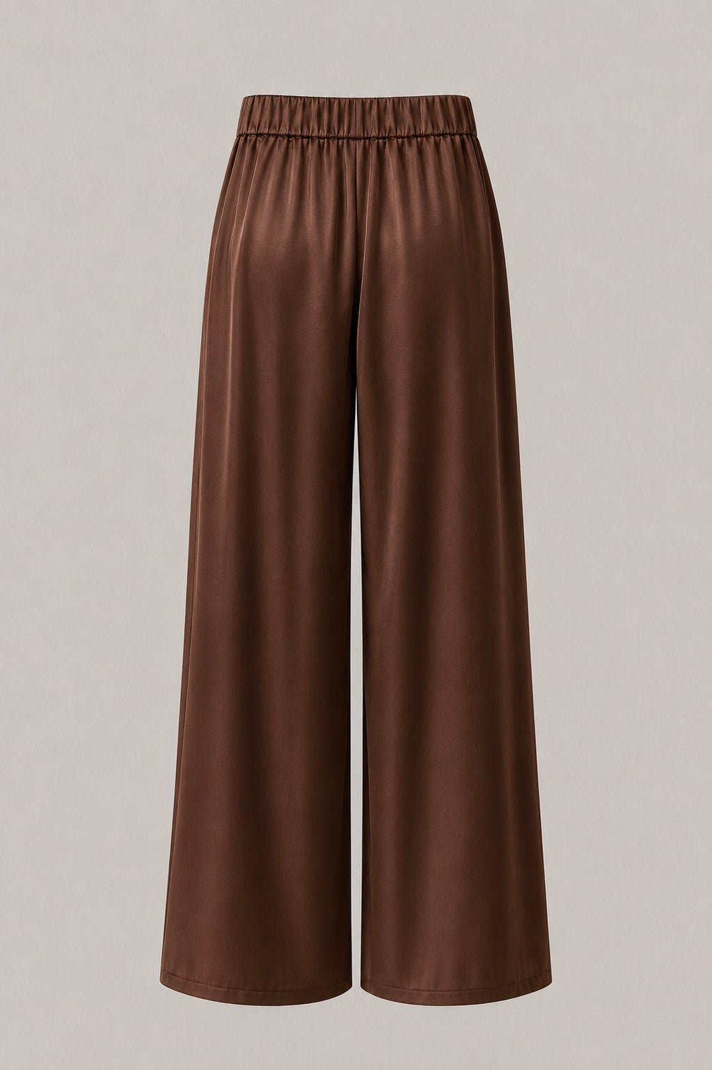 Pantalone Palazzo Donna a Vita Alta in Tessuto Stretch - Caractère