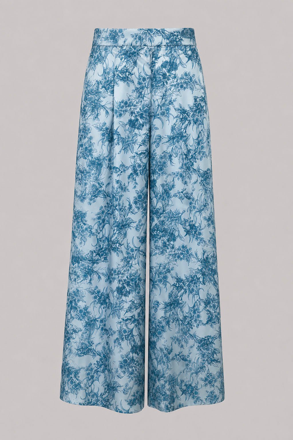 Pantalone Palazzo Donna Floreale a Vita Alta - Caractère