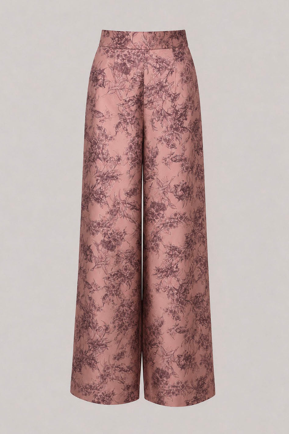 Pantalone Palazzo Donna Floreale a Vita Alta - Caractère