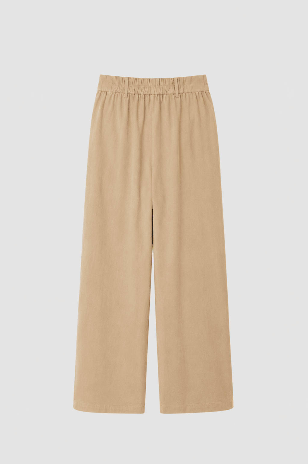 Pantalone Palazzo in Misto Lino con Vita Elasticizzata - Caractère