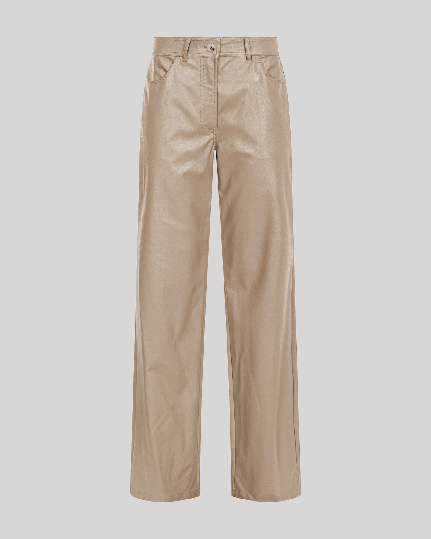Pantaloni Donna in Simil Pelle Eleganti Linea Dritta - Caractère