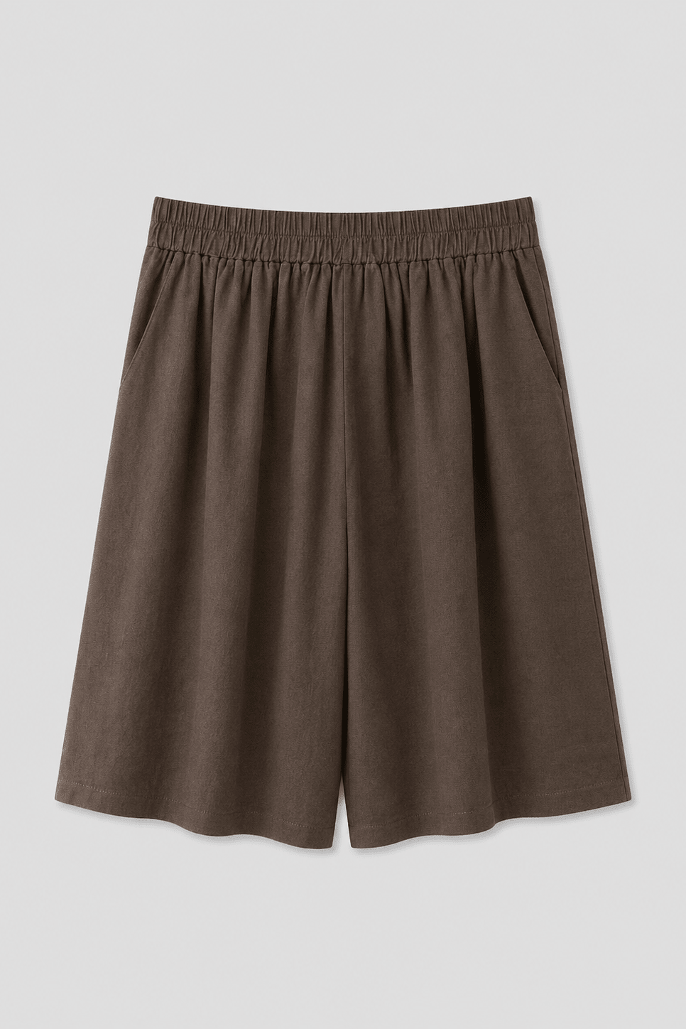Short Culotte in Lino con Vita Elasticizzata - Caractère
