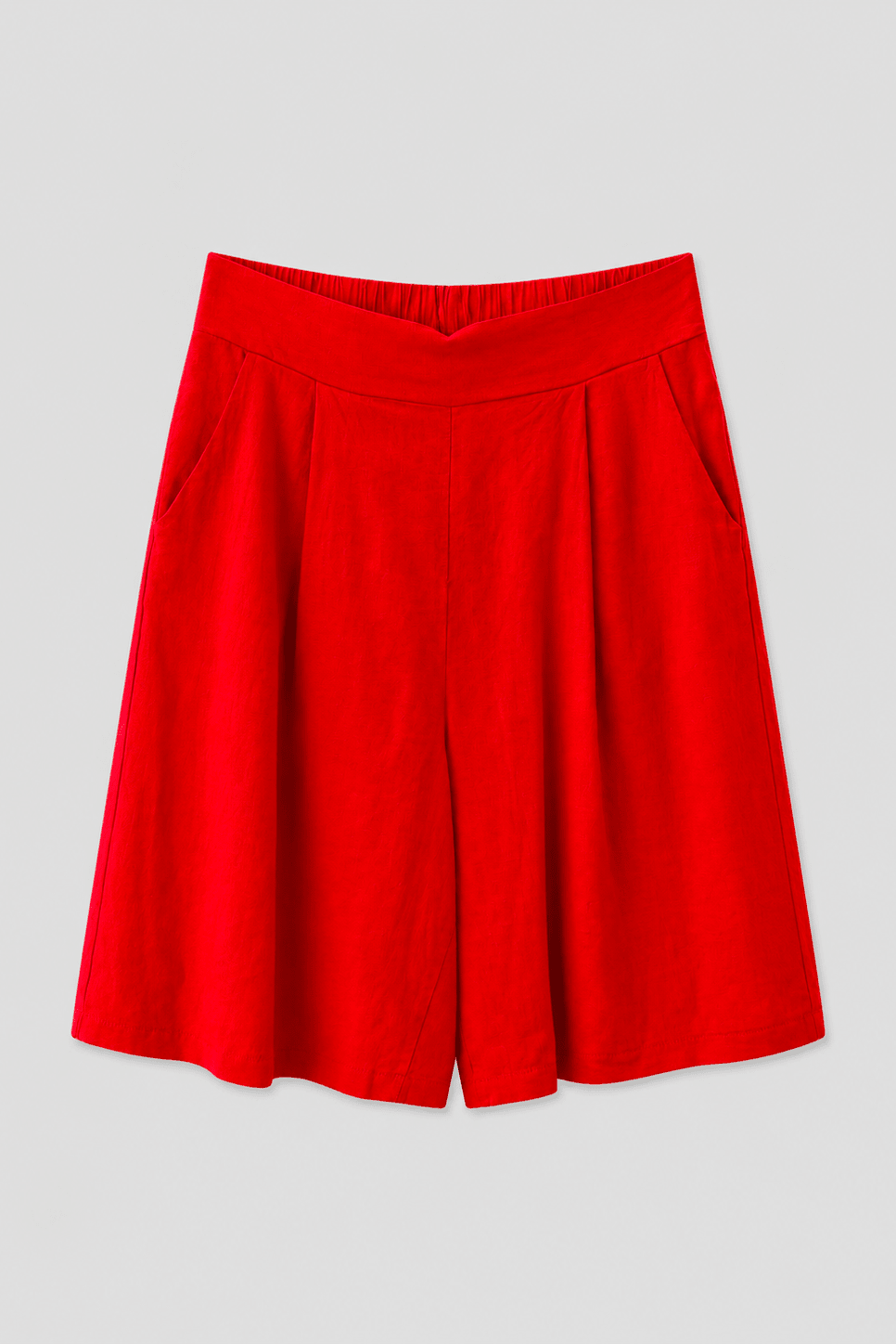 Short Culotte in Lino con Vita Elasticizzata - Caractère