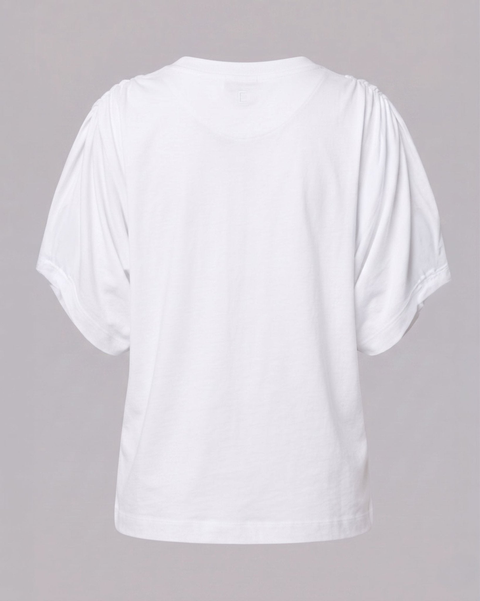 T-shirt con maniche arricciata in spalla - Caractère