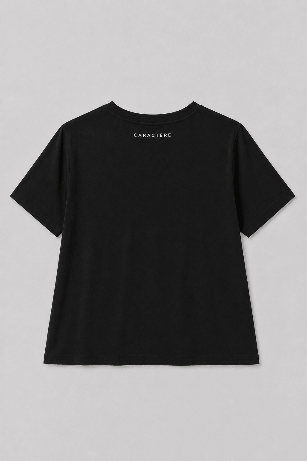 T-shirt dritta Girocollo in Jersey di Cotone - Caractère