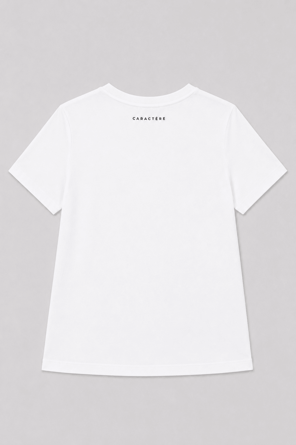 T-shirt Slim Fit Girocollo in Jersey di Cotone - Caractère