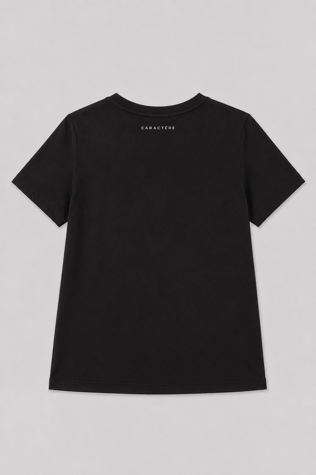 T-shirt Slim Fit Girocollo in Jersey di Cotone - Caractère