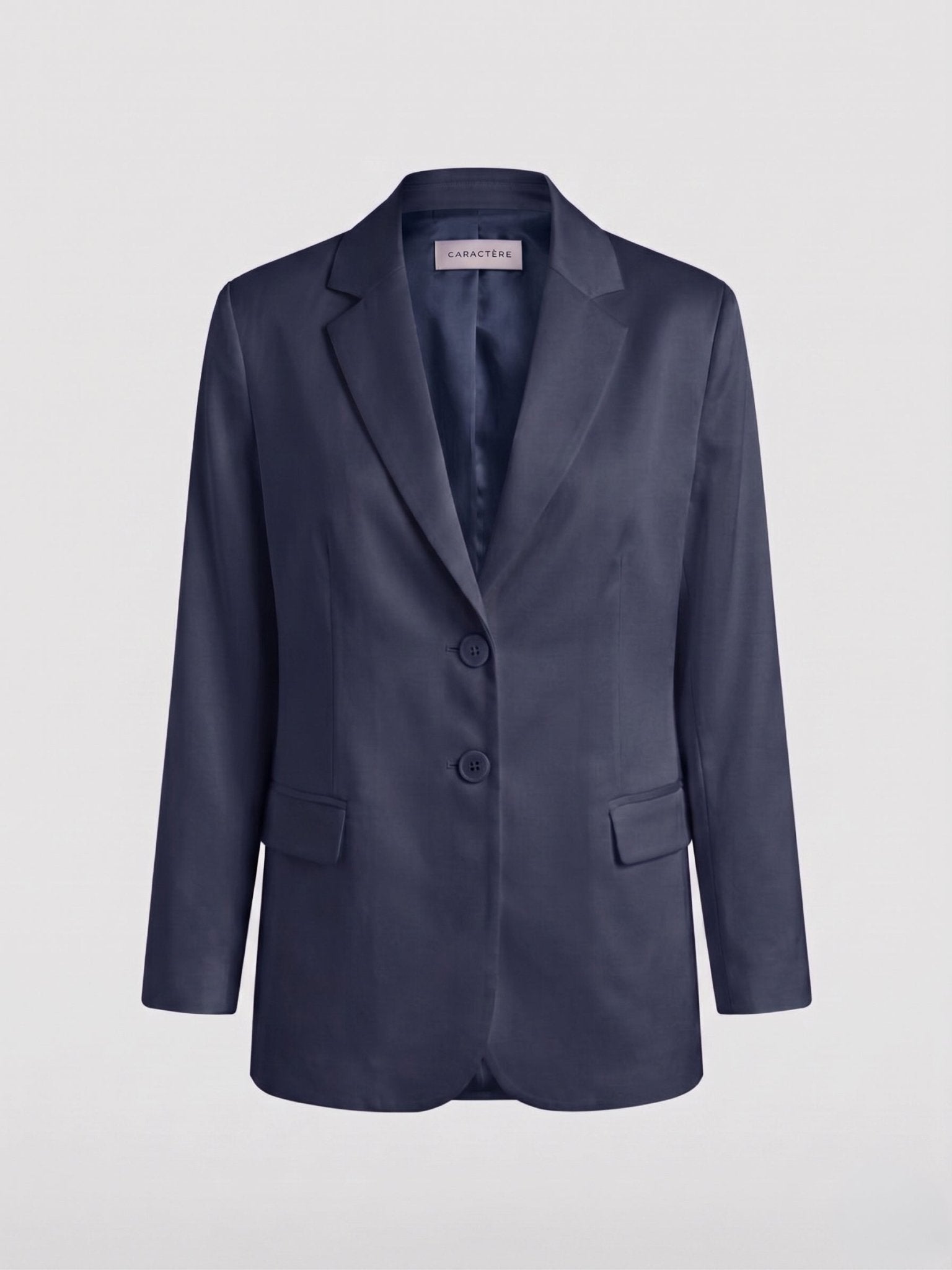 Tailleur in Cotone Giacca Monopetto e Pantalone Sigaretta - Caractère