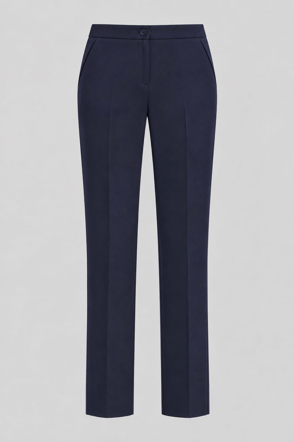 Tailleur in Cotone Tecnico Giacca Monopetto e Pantalone Dritto Blu - Caractère