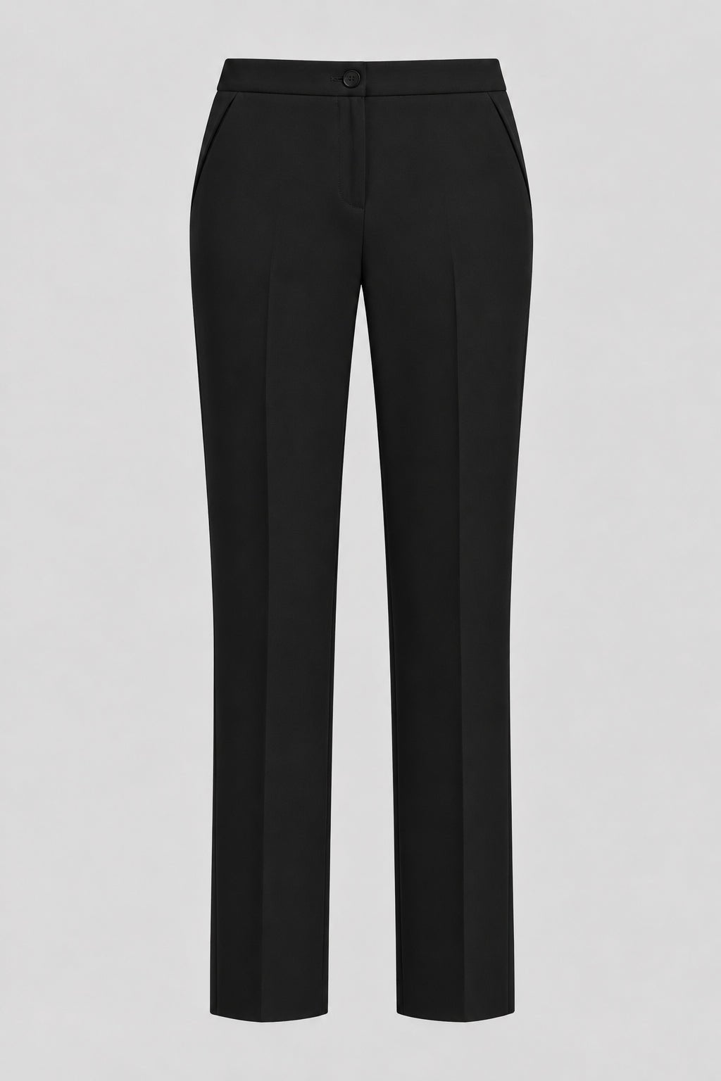 Tailleur in Cotone Tecnico Giacca Monopetto e Pantalone Dritto Nero - Caractère