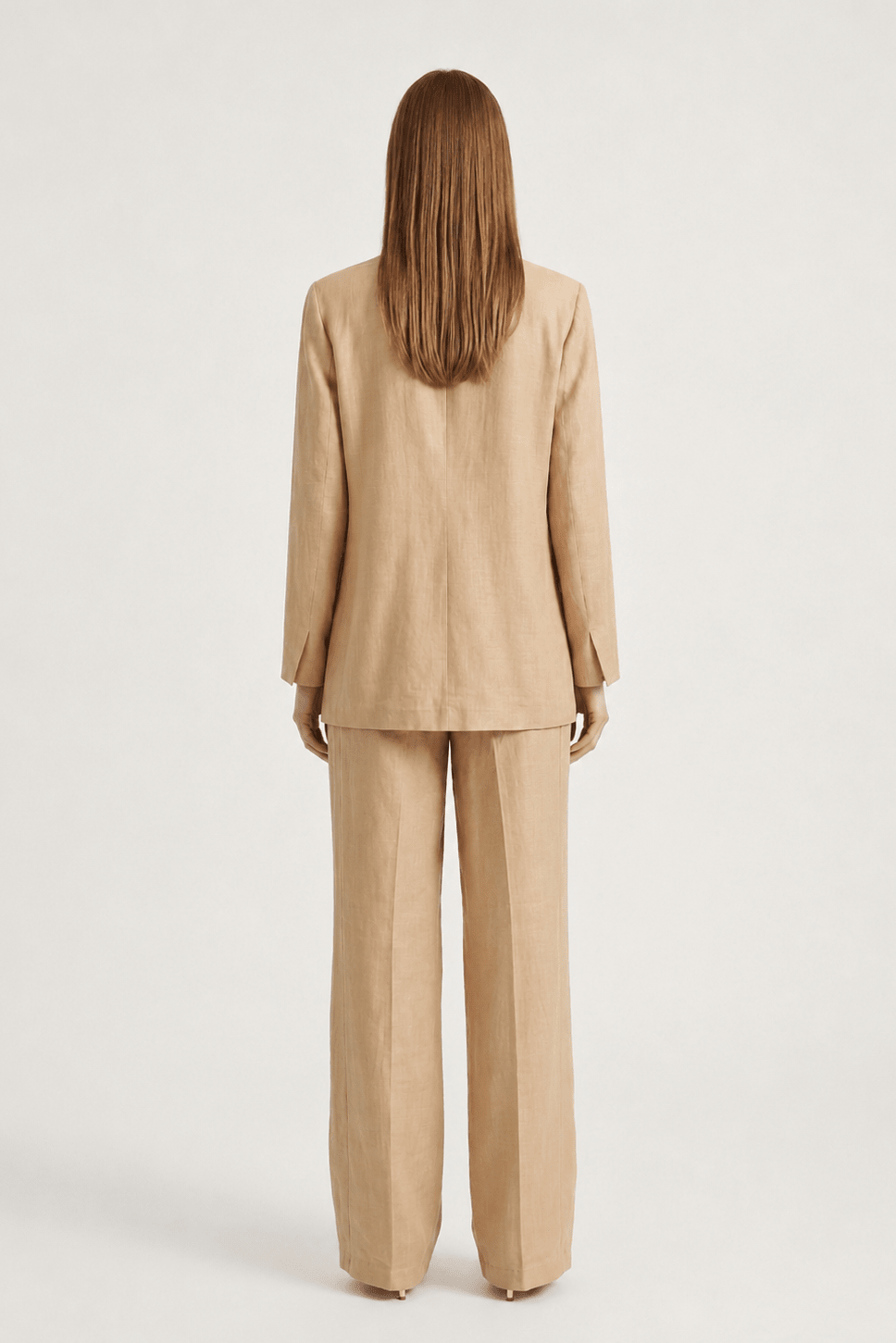 Tailleur in Lino Giacca Monopetto e Pantalone Dritto - Caractère