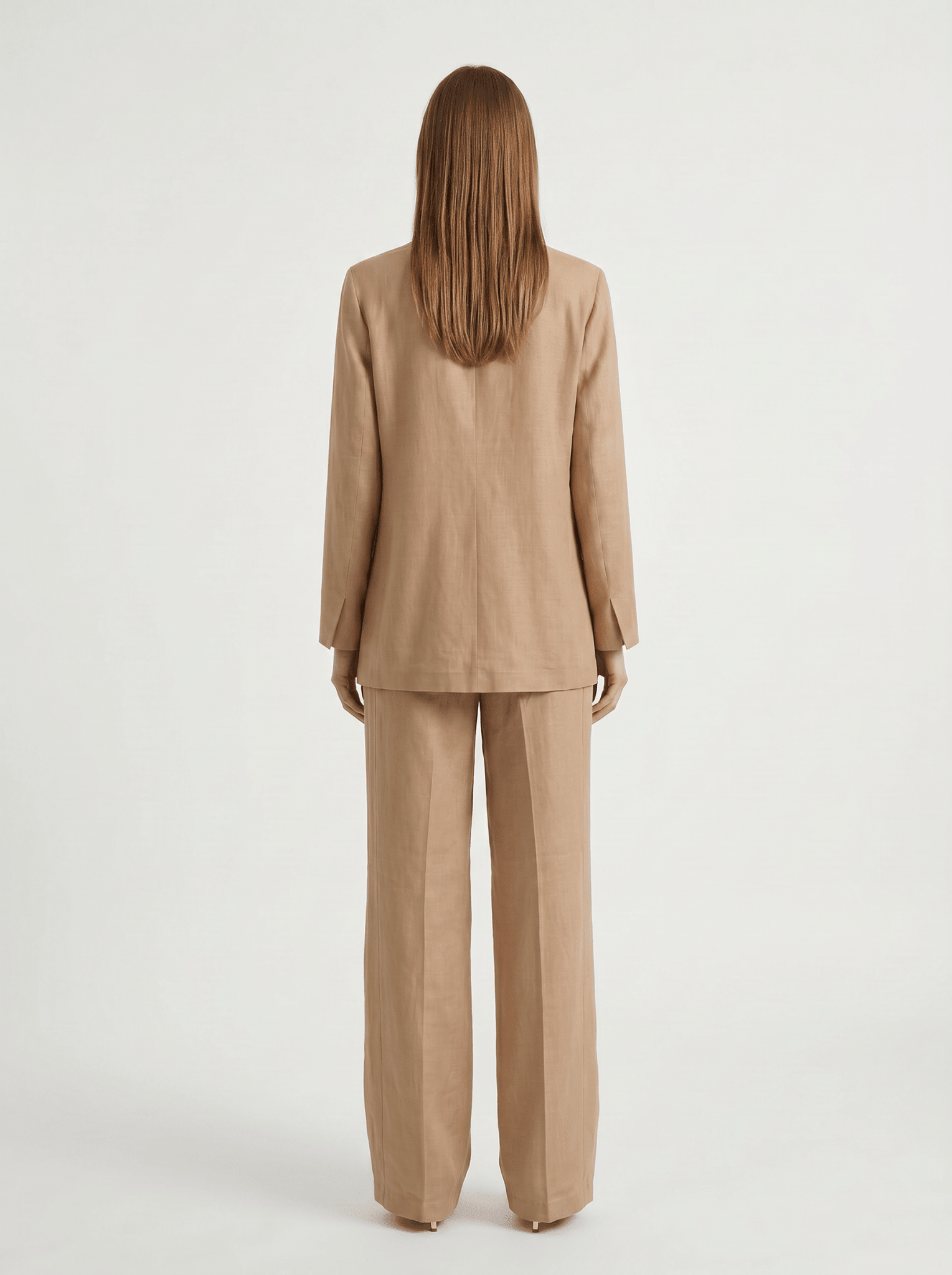 Tailleur in Lino Giacca Monopetto e Pantalone Dritto - Caractère