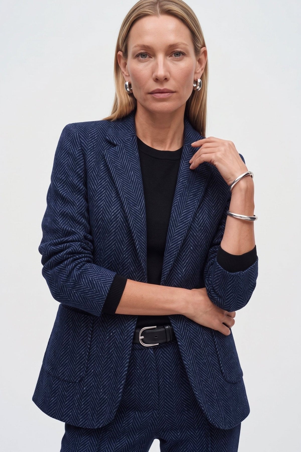Tailleur In Punto Milano Jacquard - Caractère