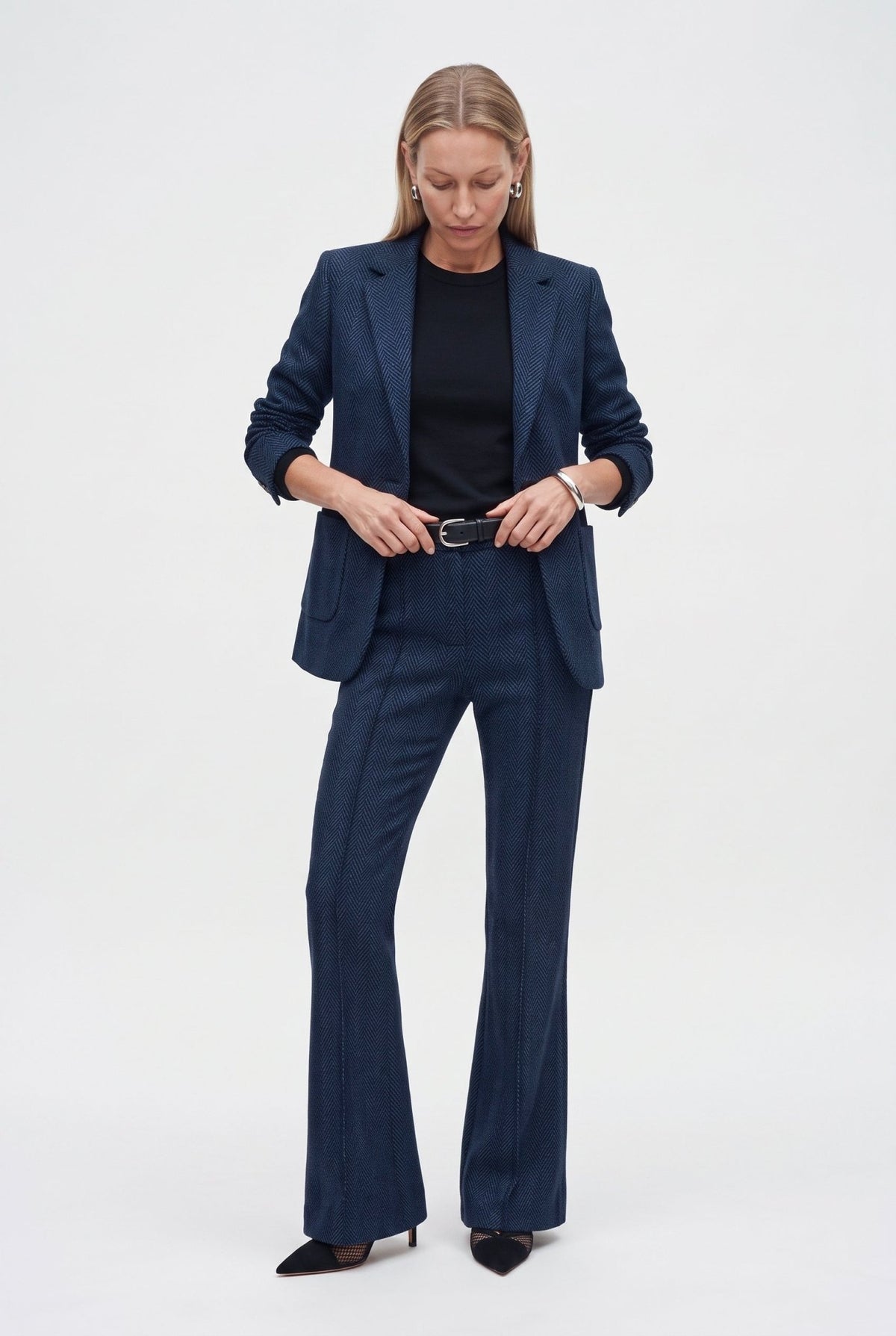 Tailleur In Punto Milano Jacquard - Caractère