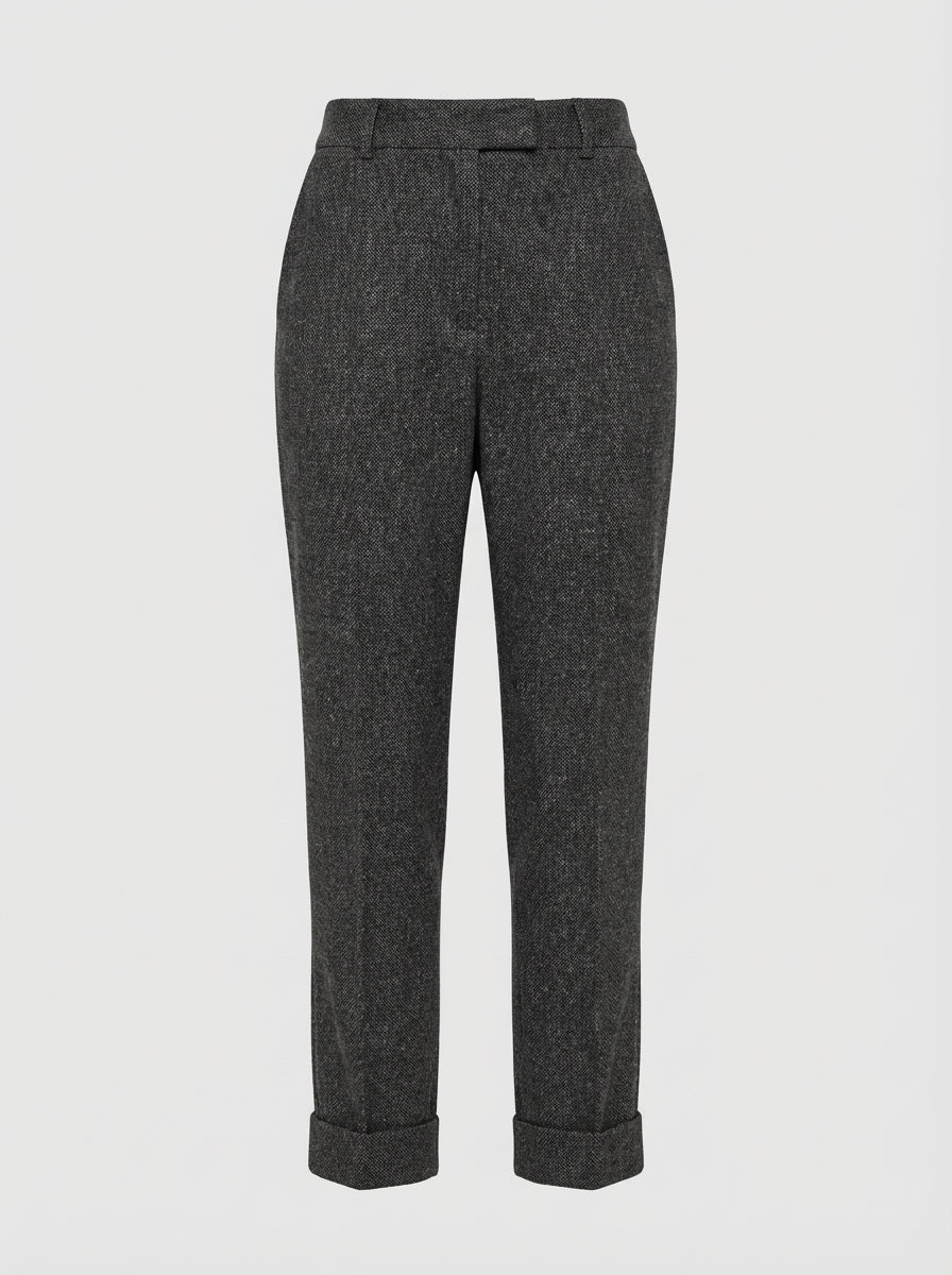 Tailleur in Tweed Giacca monopetto e Pantalone Dritto - Caractère