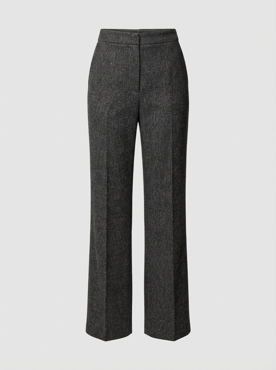 Tailleur in Tweed Giacca monopetto e Pantalone largo - Caractère