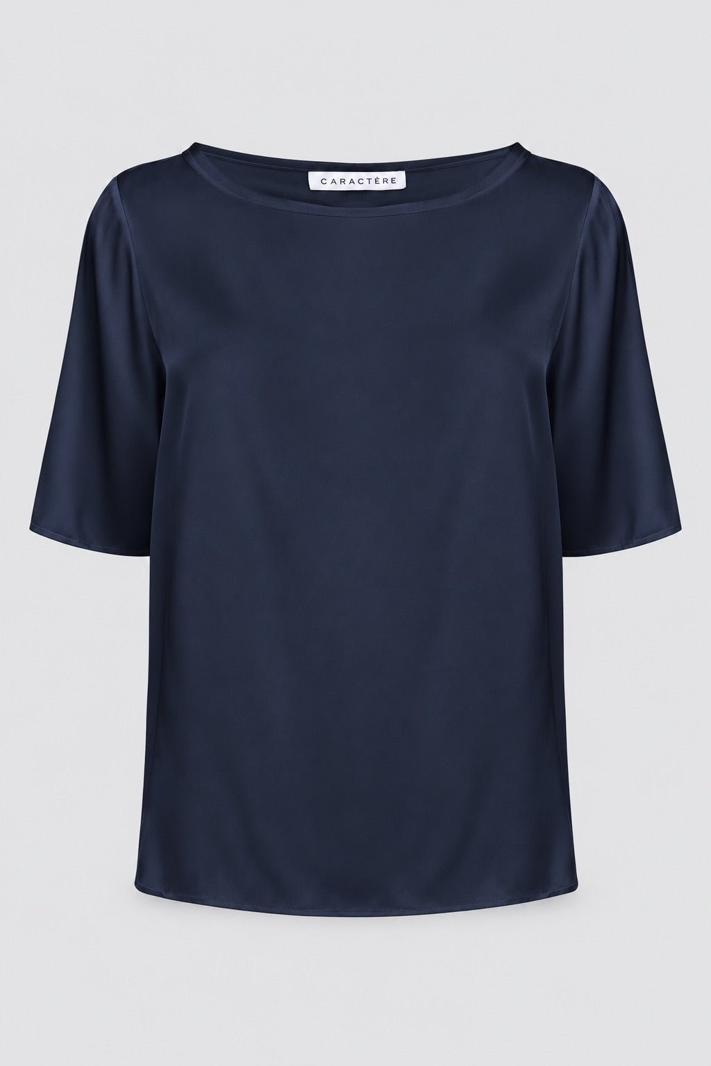 Top Donna a Manica Corta con Scollo a Barchetta – Luminoso e Raffinato - Caractère