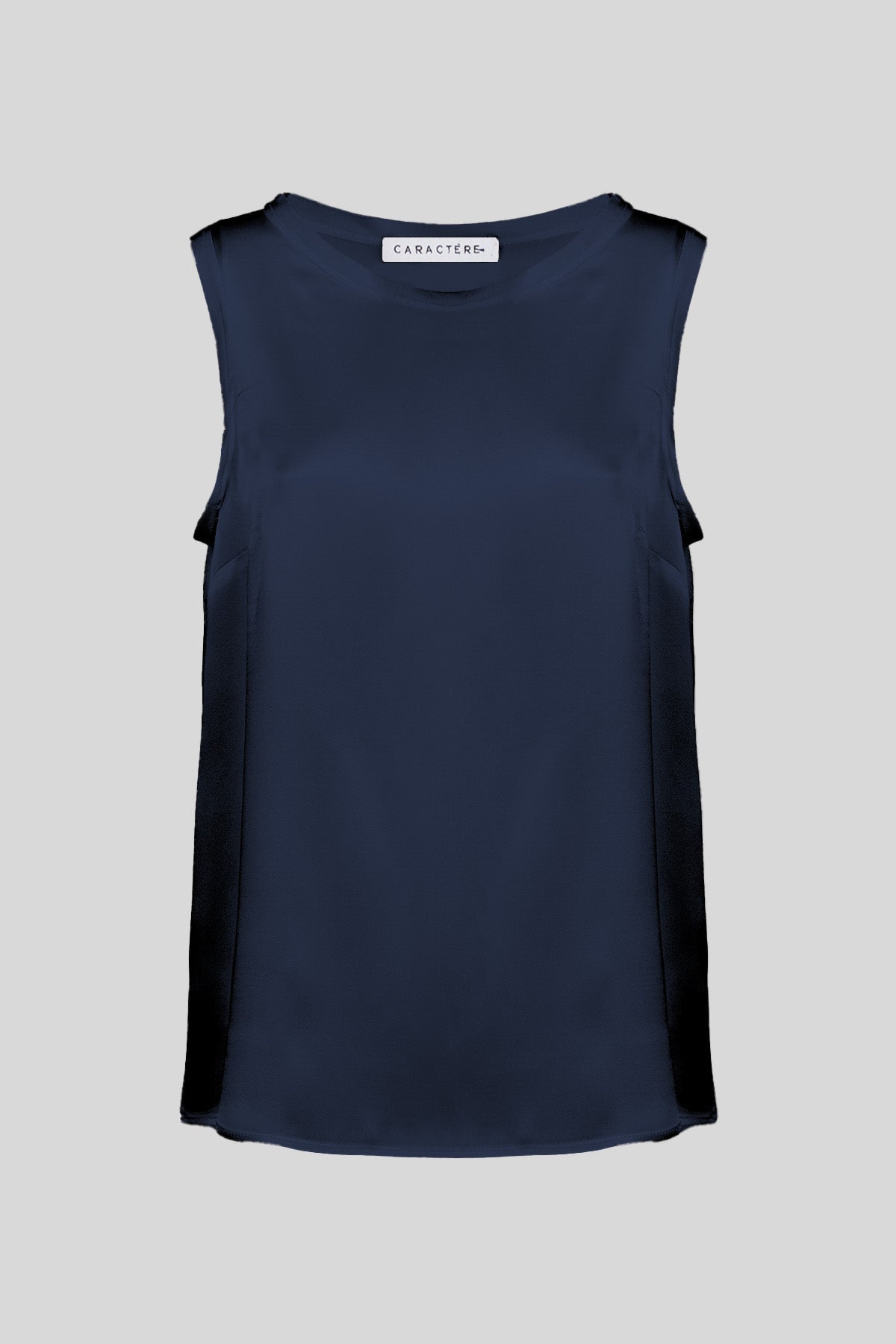 Top in raso misto seta - Caractère