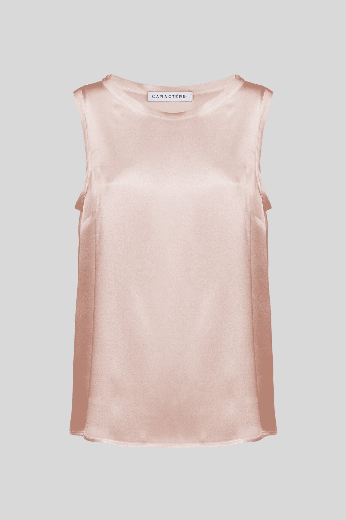 Top in raso misto seta - Caractère