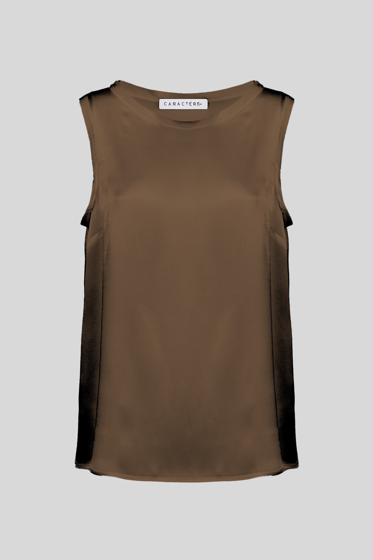 Top in raso misto seta - Caractère